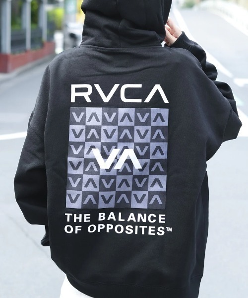 RVCA(ルーカ)の「【RVCA/ルーカ】BALANCE BOX HD/プルオーバー バックプリント パーカー・フーディー(パーカー・レディース・ブラック・SMALL)」の1枚目の写真