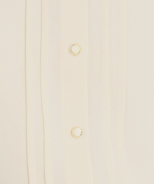 ITS'DEMO(イッツデモ)の「【入卒/手洗い可】フロントピンタックブラウス(シャツ/ブラウス・レディース・チャコールグレー/アイボリー/ナチュラル・00)」の7枚目の写真