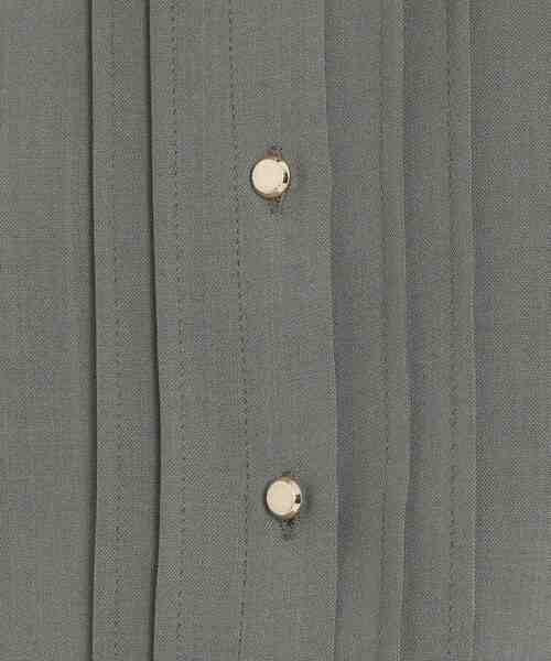 ITS'DEMO(イッツデモ)の「【入卒/手洗い可】フロントピンタックブラウス(シャツ/ブラウス・レディース・チャコールグレー/アイボリー/ナチュラル・00)」の11枚目の写真