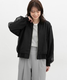 Honeys（ハニーズ）の「シアー重ねブルゾン（ブルゾン）」