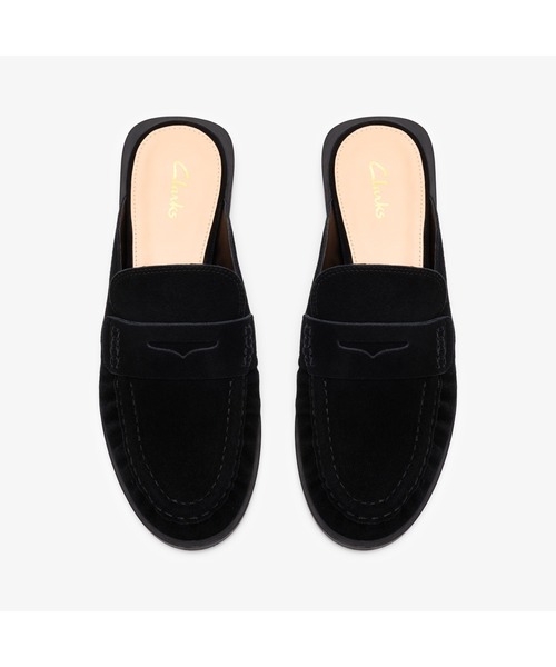 Clarks(クラークス)の「Alixea Mule / アリクシアミュール (ブラックスエード)(サンダル・レディース・ブラック・UK3/UK4/UK5/UK6)」の6枚目の写真