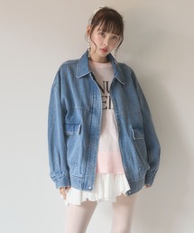 Nadana（ナダナ）の「デニムミドルジャケット（デニムジャケット）」