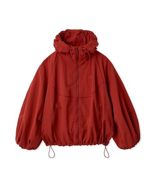 emmi（エミ）の「ビッグフォルムフーディーブルゾン（ブルゾン・レディース・オフホワイト/ブラック/レッド/ホワイト・F）」の4枚目の写真