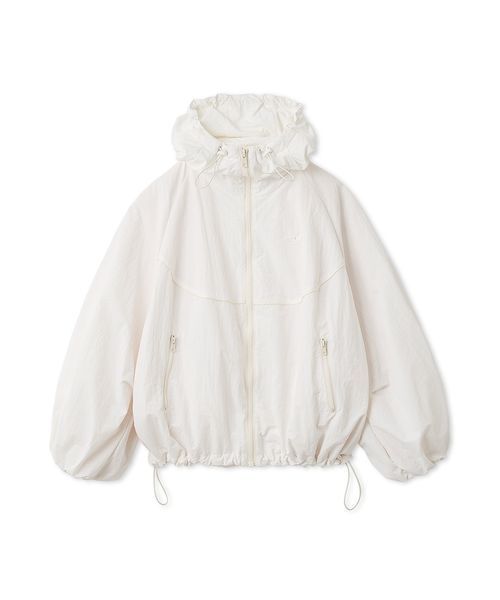 emmi（エミ）の「ビッグフォルムフーディーブルゾン（ブルゾン・レディース・オフホワイト/ブラック/レッド/ホワイト・F）」の12枚目の写真