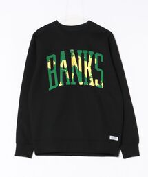 BANKS | CREW / BANKS JOURNAL(バンクスジャーナル)スタンダードシルエットプリント長袖クルーネックスウェットトレーナ(スウェット)