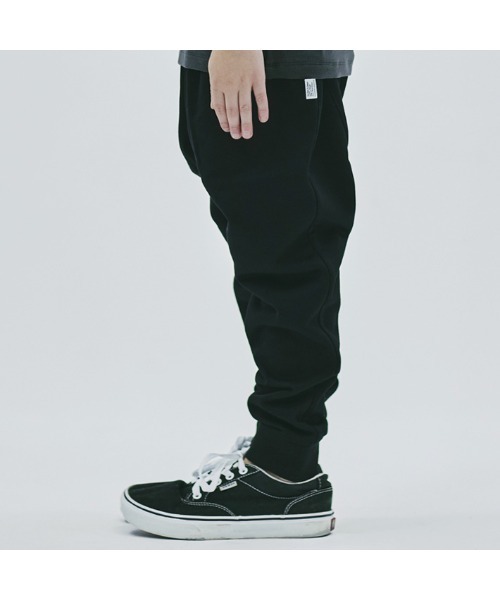 Smoothy(スムージー)の「SMOOTHY Sweat pants / スムージー スウェットパンツ(スウェットパンツ・キッズ・ヘザーグレー/ブラック・130/140/150/160/120)」の3枚目の写真