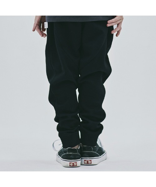 Smoothy(スムージー)の「SMOOTHY Sweat pants / スムージー スウェットパンツ(スウェットパンツ・キッズ・ヘザーグレー/ブラック・130/140/150/160/120)」の4枚目の写真