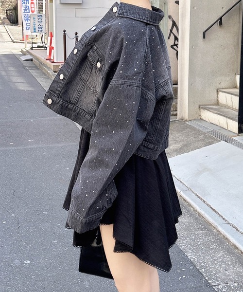 INGNI(イング)の「コットンレースイレヘムミニキャミワンピース(ワンピース・レディース・オフホワイト/サックスブルー/ブラック・M)」の14枚目の写真