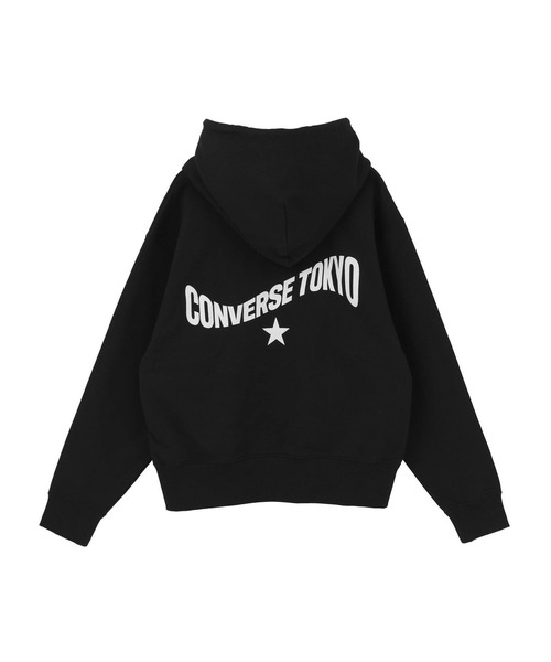 CONVERSE TOKYO(コンバーストウキョウ)の「WAVE LOGO HOODIE(パーカー・レディース・ブラック/グレー/ブルー・FREE)」の15枚目の写真