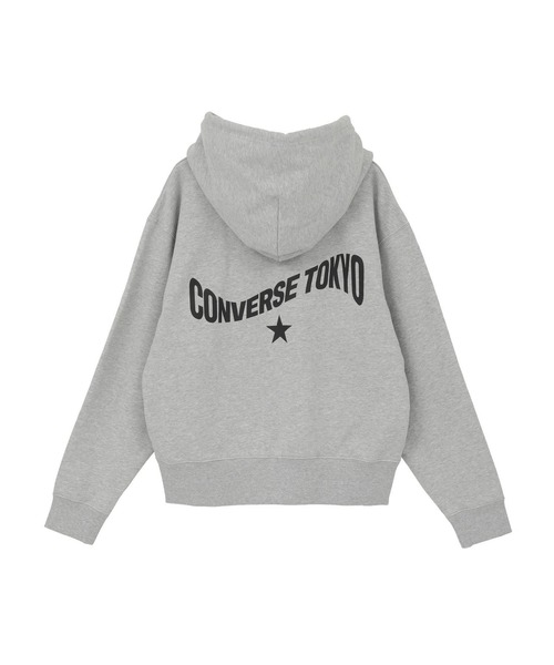CONVERSE TOKYO(コンバーストウキョウ)の「WAVE LOGO HOODIE(パーカー・レディース・ブラック/グレー/ブルー・FREE)」の17枚目の写真