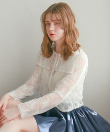 mic by Olu. | セーラーレースブラウス(シャツ/ブラウス)