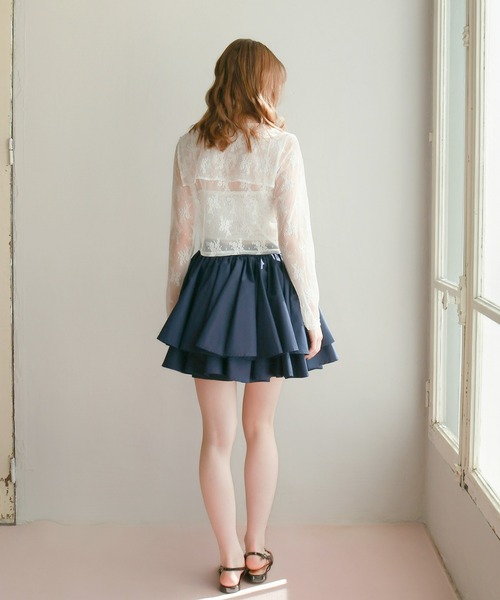 mic by Olu.（ミックバイオルドット）の「セーラーレースブラウス（シャツ/ブラウス・レディース・ブラック/ホワイト/ブラウン・FREE）」の22枚目の写真