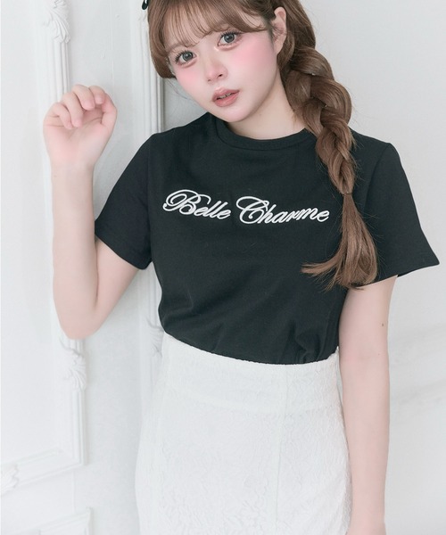 OLIVE des OLIVE（オリーブデオリーブ）の「【Belle Charme】Ribbon Slit Mermaid Skirt（スカート・レディース・ブラック/オフホワイト・MEDIUM/SMALL）」の4枚目の写真