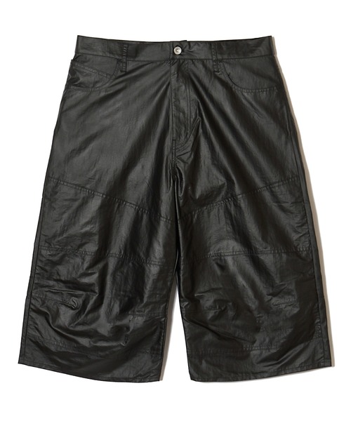 MSML(エムエスエムエル)の「GLOSSY WIDE CROPPED PANTS(デニムパンツ・メンズ・ブラック・M/L/XL)」の4枚目の写真