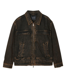 IDWS（アイドンワナセル）の「Overlap Denim Zip Up Jacket Brown（デニムジャケット）」