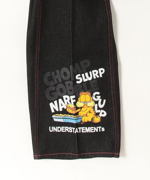 UNDERSTATEMENTs（アンダーステイトメント）の「【ユニセックス】ガーフィールドデニムパンツ/ワイドカーブデニムパンツ（デニムパンツ・メンズ・ブラック/インディゴブルー・SMALL/MEDIUM/LARGE）」の22枚目の写真