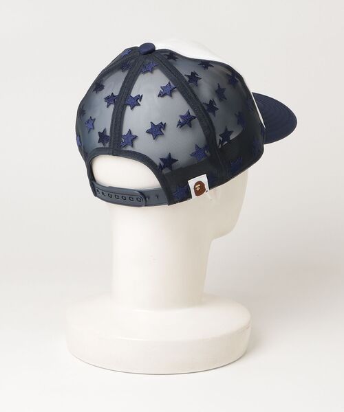 A BATHING APE(アベイシングエイプ)の「BAPE STA MESH CAP(キャップ・メンズ・ブラック/ネイビー・FREE)」の7枚目の写真