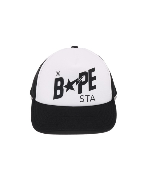 A BATHING APE(アベイシングエイプ)の「BAPE STA MESH CAP(キャップ・メンズ・ブラック/ネイビー・FREE)」の3枚目の写真