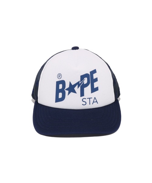 A BATHING APE(アベイシングエイプ)の「BAPE STA MESH CAP(キャップ・メンズ・ブラック/ネイビー・FREE)」の4枚目の写真