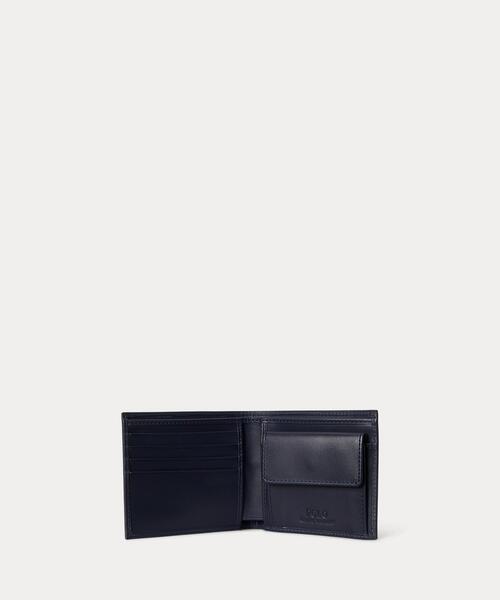 Polo ベア レザー ビルフォード  ウォレット Polo ベア レザー ビルフォールド コイン ウォレット（財布）｜POLO