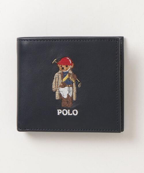 Polo ベア レザー ビルフォールド コイン ウォレット（財布）｜POLO