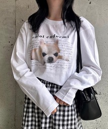 フレンチパピーロンT/長袖Tシャツ