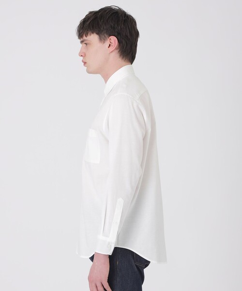BLACK LABEL CRESTBRIDGE(ブラックレーベル・クレストブリッジ)の「SOMAキュプラパーシャルチェックシャツ(シャツ/ブラウス・メンズ・オレンジ系その他/オフホワイト/ネイビー/ブルー系その他2・XL/L/M/S)」の8枚目の写真
