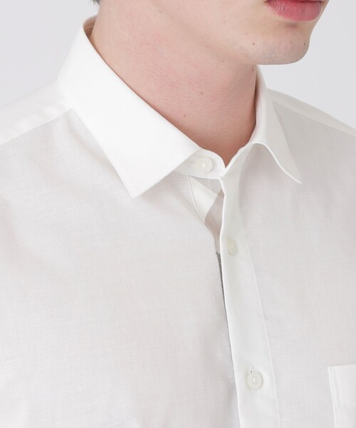 BLACK LABEL CRESTBRIDGE(ブラックレーベル・クレストブリッジ)の「SOMAキュプラパーシャルチェックシャツ(シャツ/ブラウス・メンズ・オレンジ系その他/オフホワイト/ネイビー/ブルー系その他2・XL/L/M/S)」の10枚目の写真