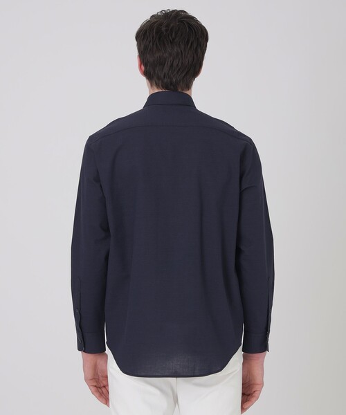 BLACK LABEL CRESTBRIDGE(ブラックレーベル・クレストブリッジ)の「SOMAキュプラパーシャルチェックシャツ(シャツ/ブラウス・メンズ・オレンジ系その他/オフホワイト/ネイビー/ブルー系その他2・XL/L/M/S)」の21枚目の写真