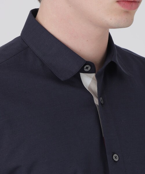 BLACK LABEL CRESTBRIDGE(ブラックレーベル・クレストブリッジ)の「SOMAキュプラパーシャルチェックシャツ(シャツ/ブラウス・メンズ・オレンジ系その他/オフホワイト/ネイビー/ブルー系その他2・XL/L/M/S)」の22枚目の写真