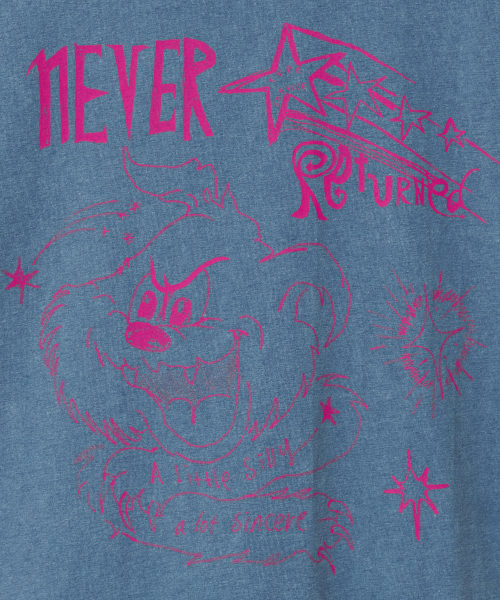 TYPESERVICE（タイプサービス）の「Never Return Top [Blue]（Tシャツ/カットソー・レディース・その他・FREE）」の4枚目の写真