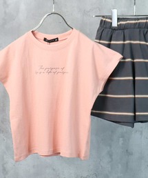 SHISKY（シスキー）の「ノースリーブプリントTシャツ セットアップ（セットアップ）」