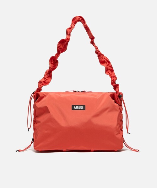 AIGLE（エーグル）の「撥水 ライト＆コンパクト ショルダーバッグ 10L（ショルダーバッグ・レディース・オレンジ/ホワイト/ダークネイビー・FREE）」の8枚目の写真