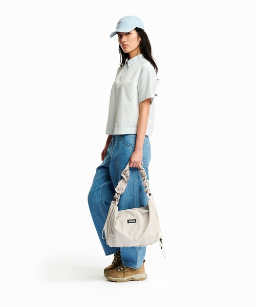 AIGLE（エーグル）の「撥水 ライト＆コンパクト ショルダーバッグ 10L（ショルダーバッグ・レディース・オレンジ/ホワイト/ダークネイビー・FREE）」の22枚目の写真