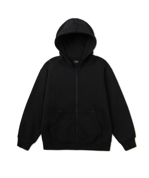 MUSINSA STANDARD KIDS（ムシンサスタンダードキッズ）の「起毛オーバーサイズフードパーカー ジップアップ [ブラック]（ブルゾン・レディース・その他・110/120/130/100/140）」の10枚目の写真