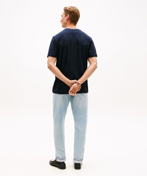 TOMMY HILFIGER(トミーヒルフィガー)の「GLOBAL STRIPE PIQUE POCKET TEE(Tシャツ/カットソー・メンズ・レッド/ホワイト/マルチ・LARGE/MEDIUM/X-LARGE/SMALL)」の6枚目の写真