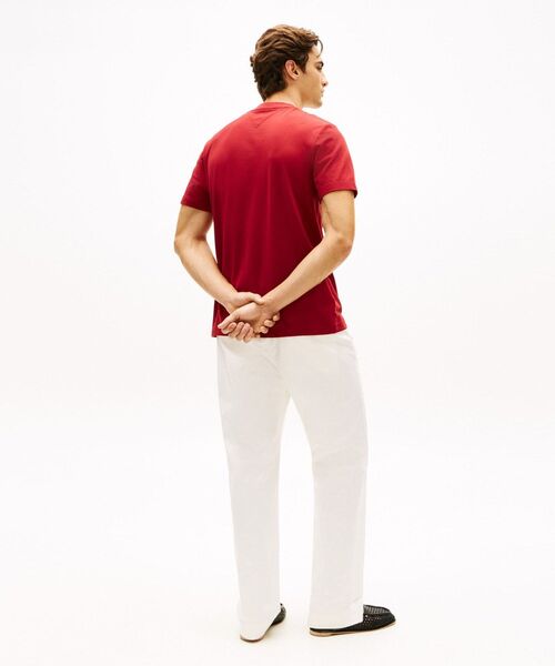 TOMMY HILFIGER(トミーヒルフィガー)の「GLOBAL STRIPE PIQUE POCKET TEE(Tシャツ/カットソー・メンズ・レッド/ホワイト/マルチ・LARGE/MEDIUM/X-LARGE/SMALL)」の11枚目の写真