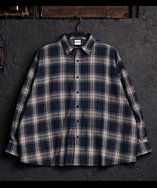 CALIFORNIA OUTFITTERS(カリフォルニア アウトフィッターズ)の「2D10 HERITAGE PLAID WIDE SHIRTS(シャツ/ブラウス・メンズ・グリーン/ブラック・FREE)」の3枚目の写真