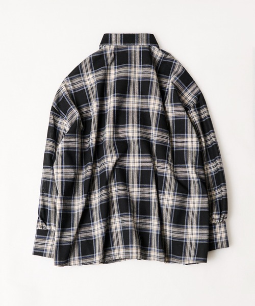 CALIFORNIA OUTFITTERS(カリフォルニア アウトフィッターズ)の「2D10 HERITAGE PLAID WIDE SHIRTS(シャツ/ブラウス・メンズ・グリーン/ブラック・FREE)」の11枚目の写真