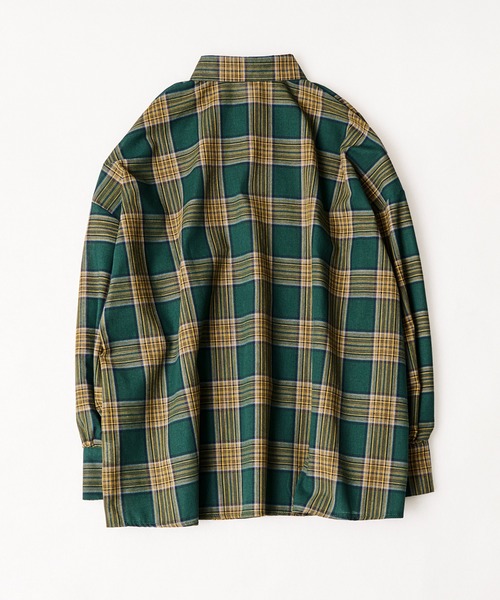 CALIFORNIA OUTFITTERS(カリフォルニア アウトフィッターズ)の「2D10 HERITAGE PLAID WIDE SHIRTS(シャツ/ブラウス・メンズ・グリーン/ブラック・FREE)」の7枚目の写真