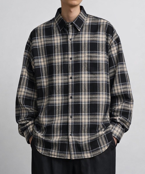 CALIFORNIA OUTFITTERS(カリフォルニア アウトフィッターズ)の「2D10 HERITAGE PLAID WIDE SHIRTS(シャツ/ブラウス・メンズ・グリーン/ブラック・FREE)」の8枚目の写真