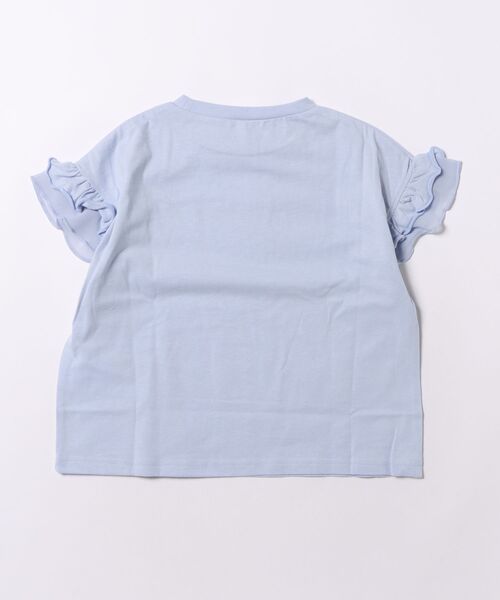 coca（coca）（コカ）の「キッズ　袖フリルレイヤードTシャツ（Tシャツ/カットソー・キッズ・ホワイト/ラベンダー・150/140/130/120）」の20枚目の写真