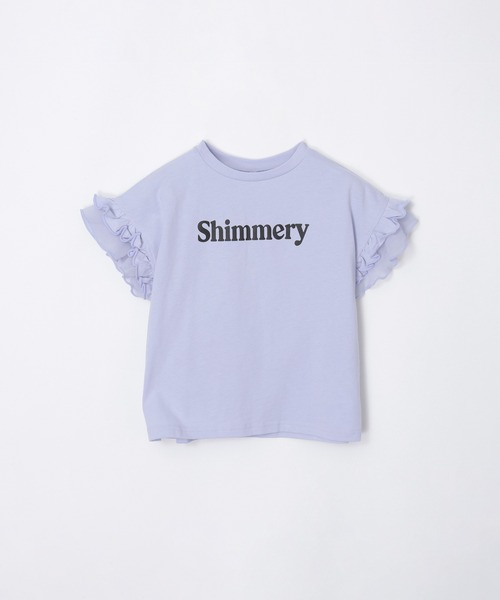 coca（coca）（コカ）の「キッズ　袖フリルレイヤードTシャツ（Tシャツ/カットソー・キッズ・ホワイト/ラベンダー・150/140/130/120）」の17枚目の写真