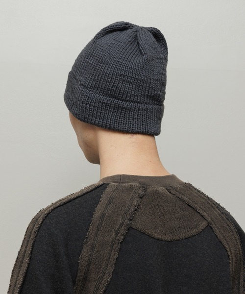 BAL(バル)の「HAND KNIT BEANIE(ニットキャップ/ビーニー・メンズ・ブラック/チャコール/ブラウン・FREE)」の5枚目の写真