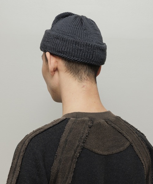 BAL(バル)の「HAND KNIT BEANIE(ニットキャップ/ビーニー・メンズ・ブラック/チャコール/ブラウン・FREE)」の6枚目の写真