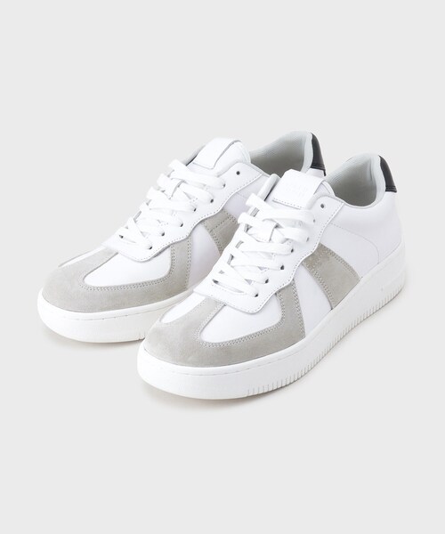 TAKEO KIKUCHI（タケオキクチ）の「【BOWLER HAT LABEL】レザースニーカー（スニーカー・メンズ・ホワイト・75/65）」の2枚目の写真