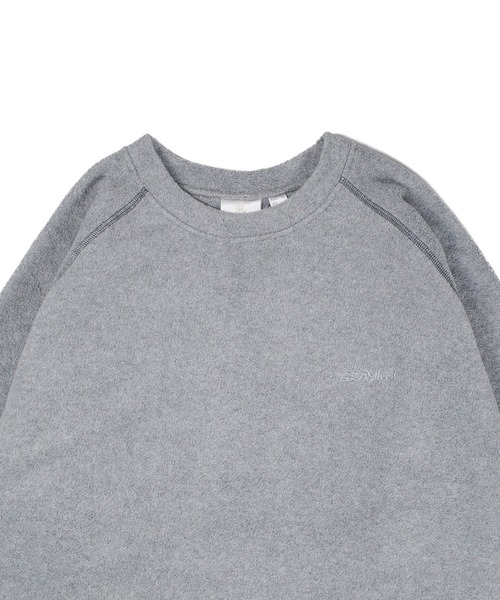 Gramicci(グラミチ)の「【SE1】【GRAMICCI/グラミチ】 G4FU-L015 FLEECE RAGLAN CREW(スウェット・メンズ・グレー/Black・L/XL)」の7枚目の写真
