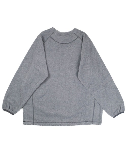 Gramicci(グラミチ)の「【SE1】【GRAMICCI/グラミチ】 G4FU-L015 FLEECE RAGLAN CREW(スウェット・メンズ・グレー/Black・L/XL)」の6枚目の写真