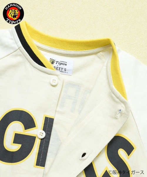 MARKEY'S（マーキーズ）の「【阪神タイガース】別注 半袖ベースボールシャツ（シャツ/ブラウス・キッズ・ホワイト系4/ホワイト系6/ホワイト系7/ホワイト系8/ホワイト系1/ホワイト系2/ホワイト系5/ホワイト系3・S/M/L）」の20枚目の写真