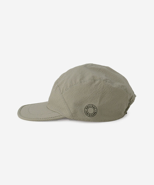 ORCIVAL（オーシバル）の「ORCIVAL | サッカーギンガム ジェットキャップ UNISEX（キャップ・レディース・ブラック系その他/グレー系その他/オリーブ・F）」の6枚目の写真